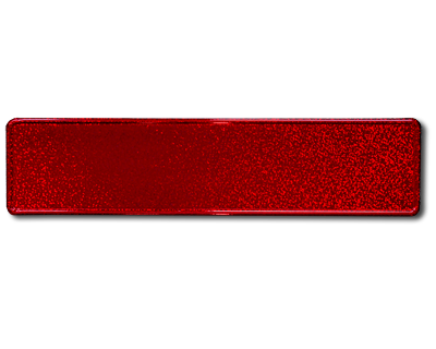 12. Svensk skylt 480 mm glitter röd